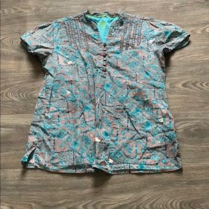 Cute scrub top